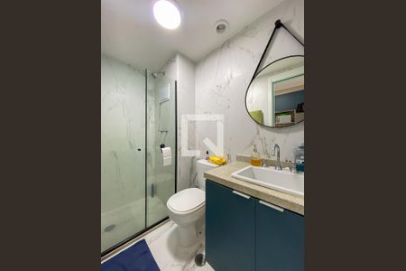 Studio para alugar com 37m², 1 quarto e sem vaga Studio para alugar com 37m², 1 quarto e sem vagaBanheiro
