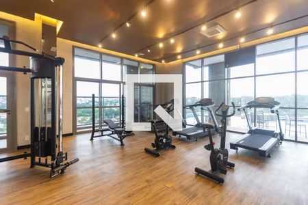 Studio para alugar com 37m², 1 quarto e sem vaga Studio para alugar com 37m², 1 quarto e sem vagaAcademia