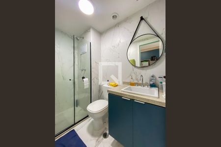 Studio para alugar com 37m², 1 quarto e sem vaga Studio para alugar com 37m², 1 quarto e sem vagaBanheiro