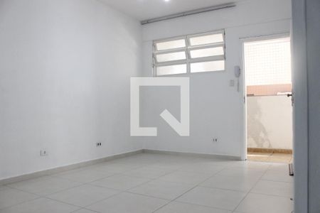 Sala de apartamento para alugar com 1 quarto, 55m² em Centro, São Vicente