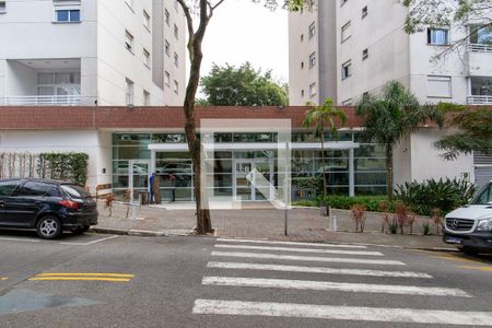 Apartamento à venda com 105m², 3 quartos e 2 vagasFachada e portaria