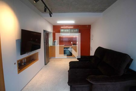 Sala de apartamento à venda com 1 quarto, 40m² em Pinheiros, São Paulo