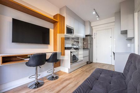Sala/Cozinha de apartamento para alugar com 1 quarto, 29m² em Sumaré, São Paulo