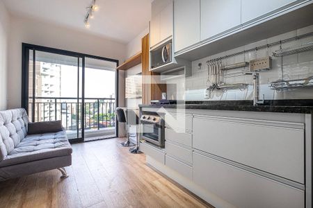 Sala/Cozinha de apartamento para alugar com 1 quarto, 29m² em Sumaré, São Paulo