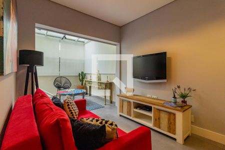 Sala de apartamento para alugar com 2 quartos, 80m² em Jardim Leonor, São Paulo