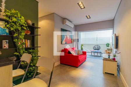 Sala de apartamento para alugar com 2 quartos, 80m² em Jardim Leonor, São Paulo