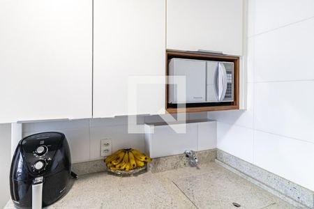 Sala e Cozinha - Micro-ondas de apartamento à venda com 1 quarto, 29m² em Jardim da Glória, São Paulo