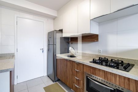 Sala e Cozinha de apartamento à venda com 1 quarto, 29m² em Jardim da Glória, São Paulo