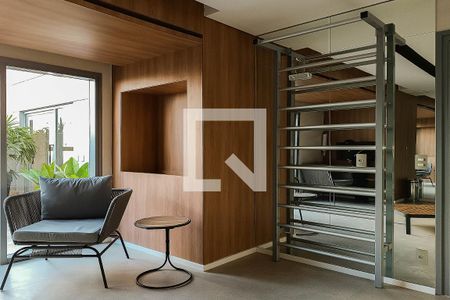 Apartamento à venda com 28m², 1 quarto e sem vagaAcademia