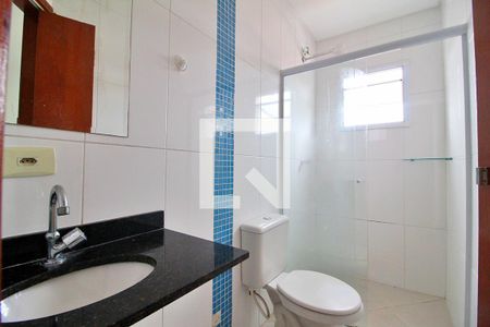 Banheiro da Suíte de apartamento à venda com 3 quartos, 133m² em Utinga, Santo André