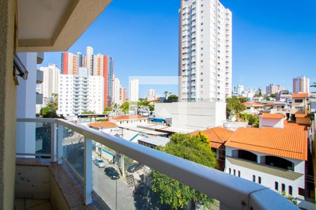 Apartamento à venda com 120m², 3 quartos e 3 vagasVaranda do quarto 2 e 3