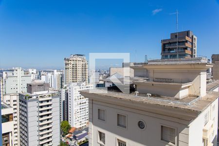 Vista de kitnet/studio para alugar com 1 quarto, 26m² em Cerqueira César, São Paulo