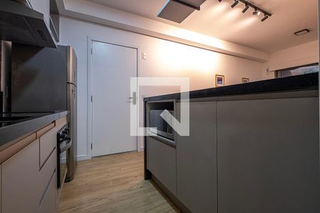 Sala/Cozinha de apartamento para alugar com 1 quarto, 49m² em Pinheiros, São Paulo