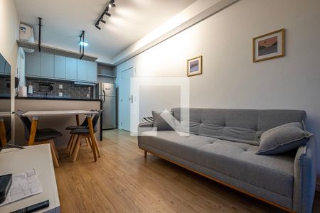 Sala/Cozinha de apartamento para alugar com 1 quarto, 49m² em Pinheiros, São Paulo