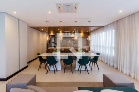 Apartamento à venda com 31m², 1 quarto e sem vaga Apartamento à venda com 31m², 1 quarto e sem vagaSalão de festas gourmet