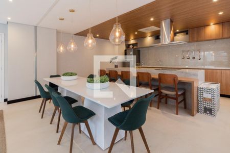 Apartamento à venda com 31m², 1 quarto e sem vaga Apartamento à venda com 31m², 1 quarto e sem vagaSalão de festas gourmet