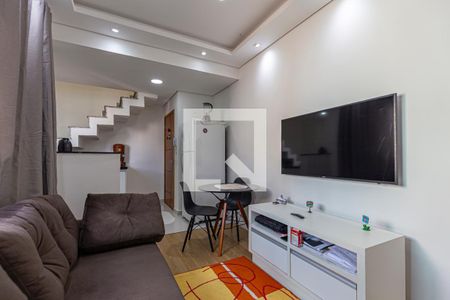 Sala de apartamento para alugar com 2 quartos, 94m² em Vila Helena, Santo André