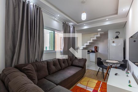 Sala de apartamento para alugar com 2 quartos, 94m² em Vila Helena, Santo André