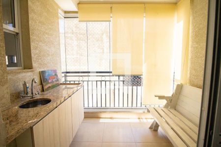 varanda sala de apartamento para alugar com 2 quartos, 57m² em Parada Inglesa, São Paulo