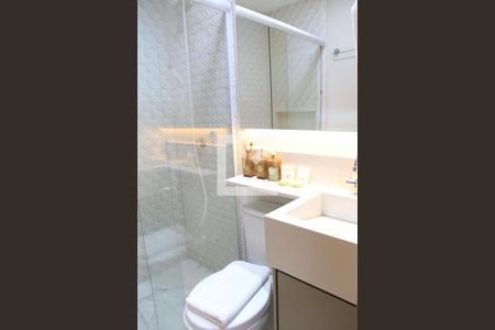 Apartamento para alugar com 80m², 2 quartos e 1 vagaBanheiro da Suíte 1