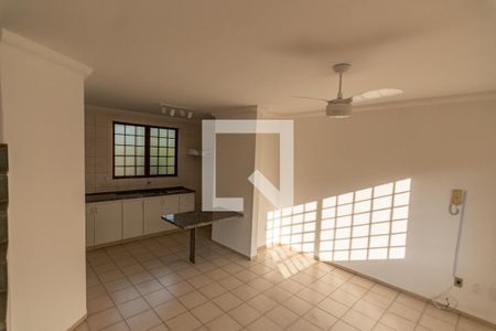 Sala de casa de condomínio para alugar com 2 quartos, 60m² em Residencial Burato, Campinas