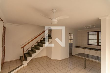 Sala de casa de condomínio para alugar com 2 quartos, 60m² em Residencial Burato, Campinas