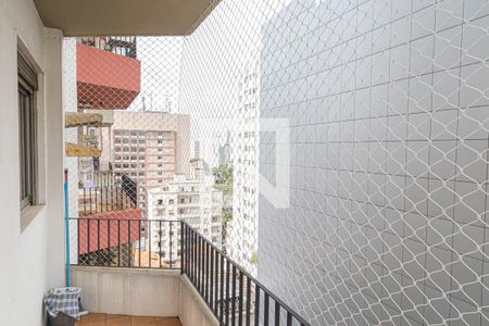 Varanda da Sala de apartamento para alugar com 1 quarto, 30m² em Bela Vista, São Paulo