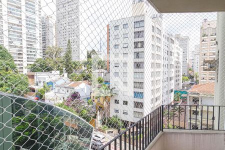 Varanda da Sala de apartamento para alugar com 1 quarto, 30m² em Bela Vista, São Paulo