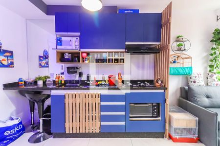 Cozinha de apartamento para alugar com 1 quarto, 24m² em Morumbi, São Paulo