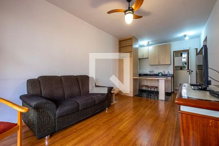 Sala/Cozinha de apartamento para alugar com 1 quarto, 42m² em Jardim Paulista, São Paulo