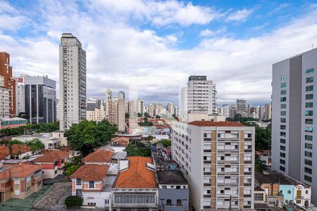 Sala/Cozinha - Vista de apartamento para alugar com 1 quarto, 42m² em Jardim Paulista, São Paulo