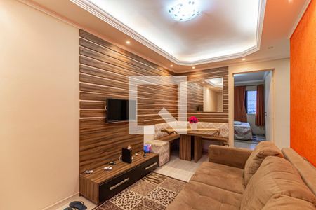 Sala de apartamento para alugar com 2 quartos, 63m² em Vila Scarpelli, Santo André