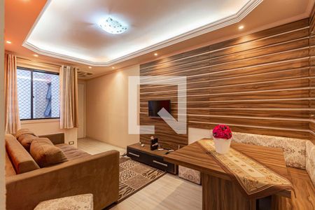 Sala de apartamento para alugar com 2 quartos, 63m² em Vila Scarpelli, Santo André