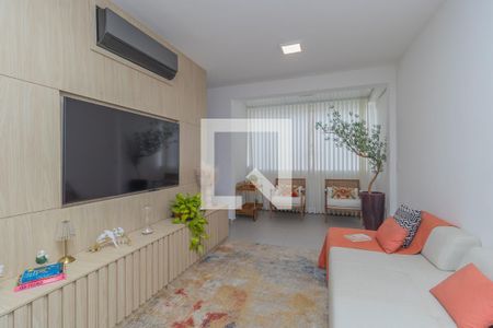 Sala de apartamento à venda com 2 quartos, 130m² em Cidade Nova, Belo Horizonte