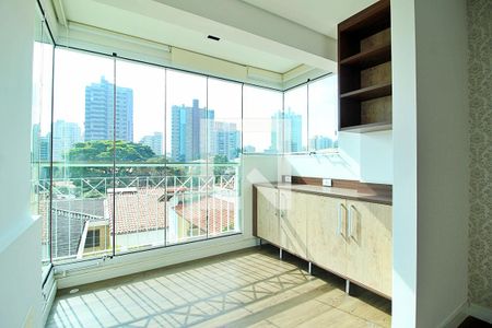 Varanda da Sala de apartamento para alugar com 2 quartos, 73m² em Jardim, Santo André