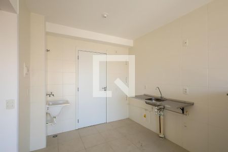 Cozinha de apartamento para alugar com 2 quartos, 35m² em Barra Funda, São Paulo
