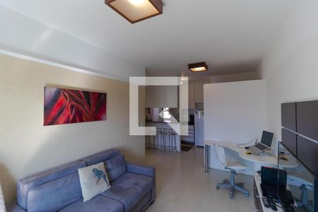 Salas de apartamento à venda com 1 quarto, 73m² em Cambuí, Campinas