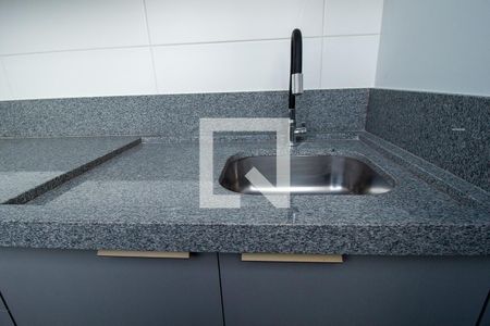 Studio para alugar com 19m², 1 quarto e sem vagaDetalhe da cozinha