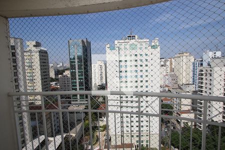 Vista Varanda da Sala de apartamento para alugar com 2 quartos, 49m² em Pinheiros, São Paulo