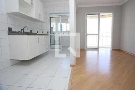 Sala e Cozinha Americana de apartamento para alugar com 2 quartos, 49m² em Pinheiros, São Paulo