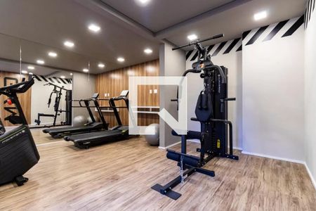 Apartamento à venda com 28m², 1 quarto e sem vaga Apartamento à venda com 28m², 1 quarto e sem vagaÁrea comum - Academia