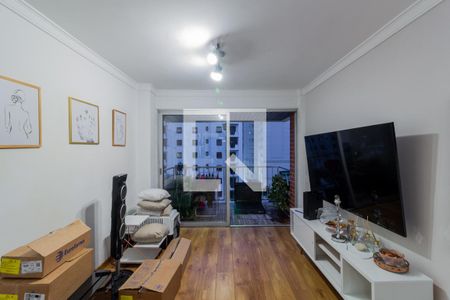 Sala de apartamento para alugar com 1 quarto, 42m² em Indianópolis, São Paulo