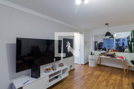 Sala de apartamento para alugar com 1 quarto, 42m² em Indianópolis, São Paulo