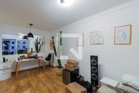 Sala de apartamento para alugar com 1 quarto, 42m² em Indianópolis, São Paulo