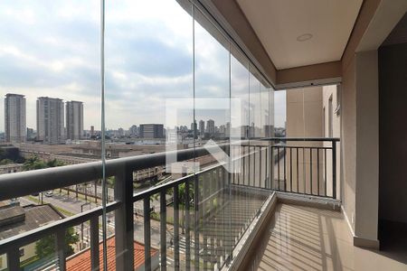 Varanda da Sala de apartamento para alugar com 2 quartos, 55m² em Jardim, Santo André