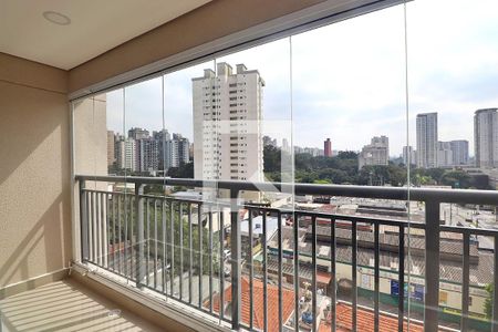 Varanda da Sala de apartamento para alugar com 2 quartos, 55m² em Jardim, Santo André