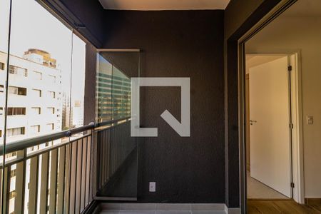 Varanda da Sala de apartamento para alugar com 1 quarto, 35m² em Vila Guarani (z Sul), São Paulo