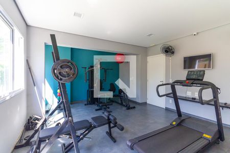 Apartamento para alugar com 31m², 1 quarto e 1 vaga Apartamento para alugar com 31m², 1 quarto e 1 vagaÁrea comum - Academia