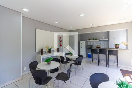 Apartamento para alugar com 31m², 1 quarto e 1 vaga Apartamento para alugar com 31m², 1 quarto e 1 vagaÁrea comum - Salão de festas