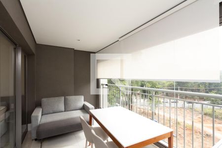 Studio à venda com 36m², 1 quarto e 1 vagaVaranda